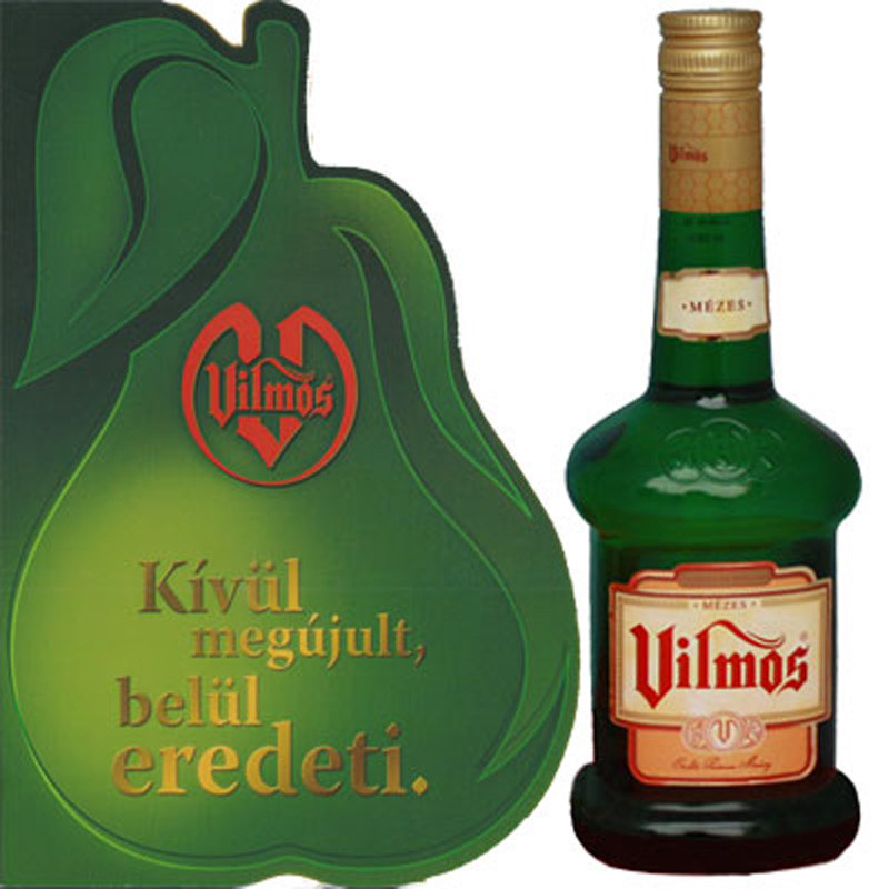 Vilmos (Palinka mit Honig) Pálinka aus Birnen